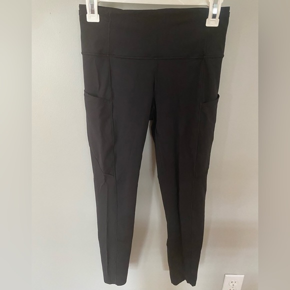 lululemon athletica Pants - Black Lululemon leggings wonder train high-rise with pockets